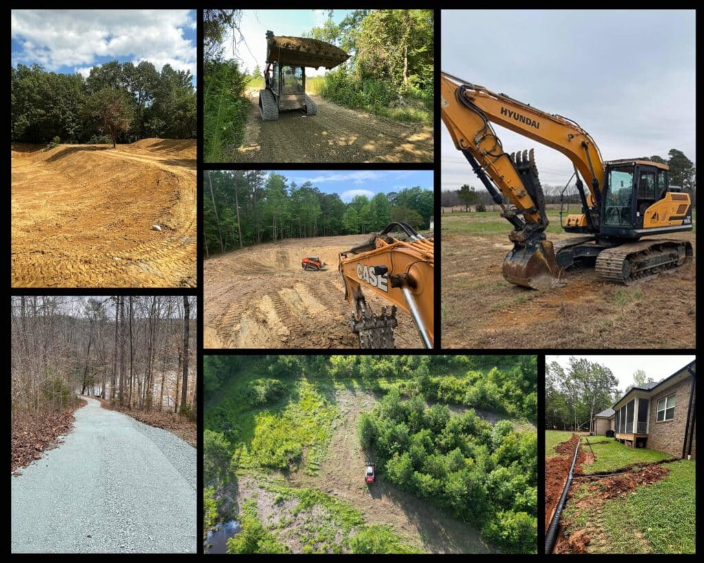 Gibsonville NC, Land Clearing, Gravel Spreading & Property Grading. Carolina United Grading Grading located near Gibsonville NC. Call Now!